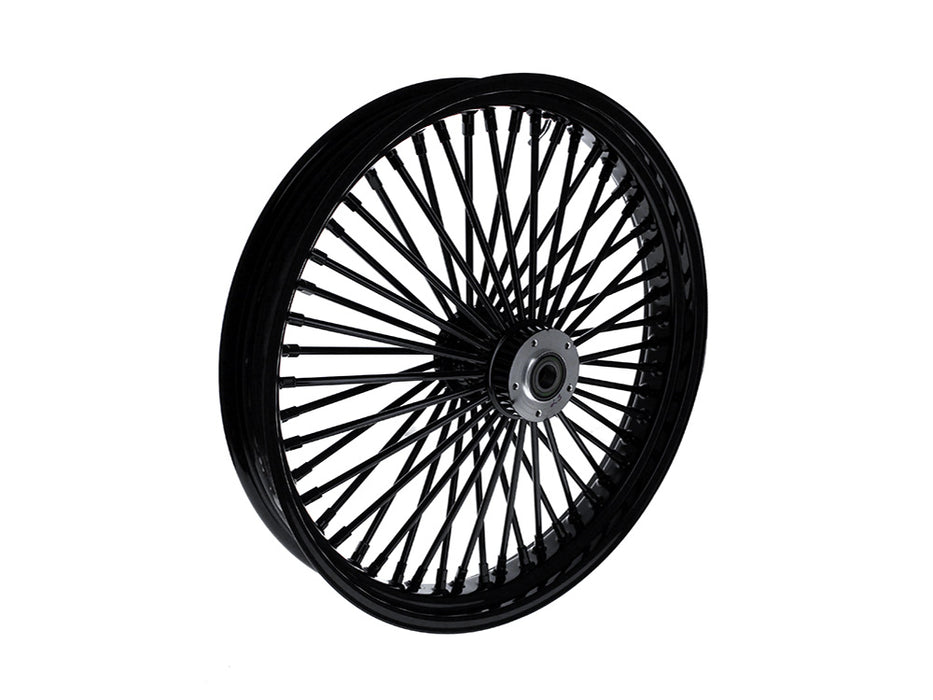 23in. x 3.5in. Mammoth Fat Spoke Front Wheel - Gloss Black. Fits Softail Breakout 2013up.