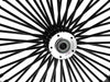 23in. x 3.5in. Mammoth Fat Spoke Front Wheel - Gloss Black. Fits Softail Breakout 2013up.