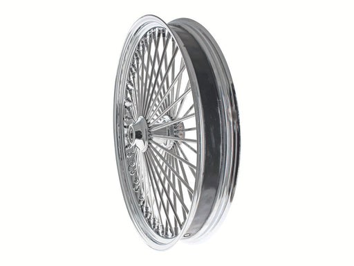26in. x 3.5in. Mammoth Fat Spoke Front Wheel - Chrome. Fits Softail Breakout 2013up.