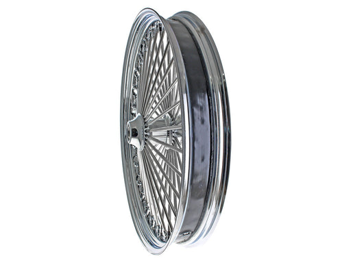 26in. x 3.5in. Mammoth Fat Spoke Front Wheel - Chrome. Fits Softail Heritage 2011up, Deluxe 2011-2020, Slim 2012-2021 & Fatboy 2011-2017