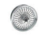 18in. x 3.5in. Cali Fat Spoke Rear Wheel - Chrome. Fits Softail 2011up.