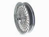 21in. x 3.5in. Cali Fat Spoke Front Wheel - Chrome. Fits Softail Heritage 2011up, Deluxe 2011-2020, Slim 2012-2021 & Fatboy 2011-2017