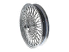 23in. x 3.5in. Cali Fat Spoke Front Wheel - Chrome. Fits Softail Heritage 2011up, Deluxe 2011-2020, Slim 2012-2021 & Fatboy 2011-2017