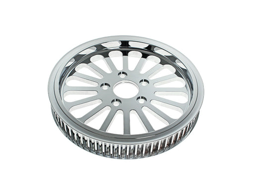 65 Tooth x 1-1/2in. Wide SS2 Pulley - Chrome. Fits Pre 2000 Tapered Bearing Wheel