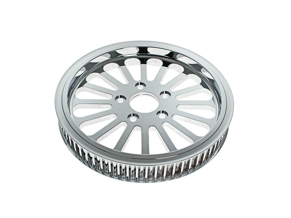 65 Tooth x 1-1/2in. Wide SS2 Pulley - Chrome. Fits Pre 2000 Tapered Bearing Wheel