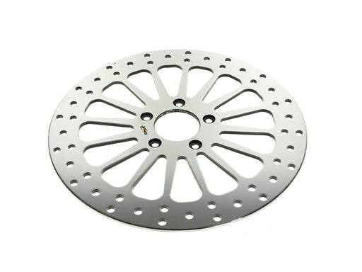 12.6in. Front Super Spoke SS2 Disc Rotor - Polished. Fits Touring 2024up with Custom Wheel and Hub Mounted 320mm Rotors