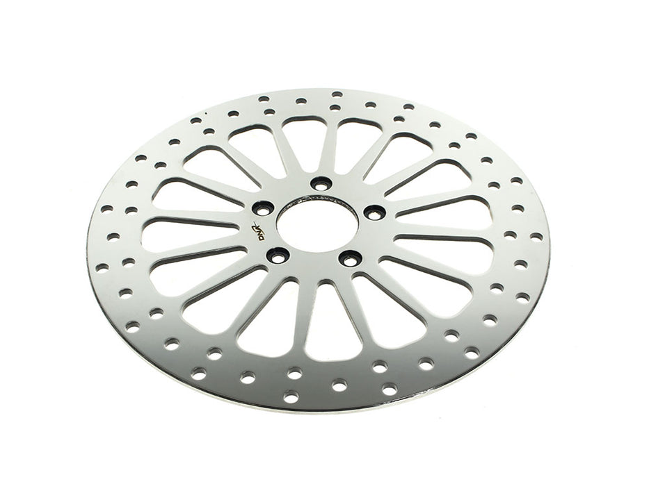 12.6in. Front Super Spoke SS2 Disc Rotor - Polished. Fits Touring 2024up with Custom Wheel and Hub Mounted 320mm Rotors