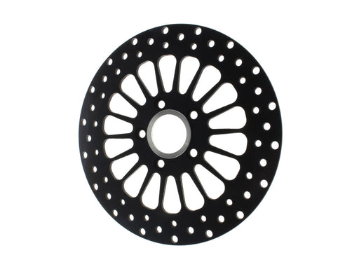 11.5in. Rear Super Spoke SS2 Disc Rotor - Black. Fits Big Twin 2000up & Sportster 2000-2010