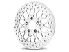11.5in. Rear Mesh Disc Rotor - Polished. Fits Big Twin 2000up & Sportster 2000-2010