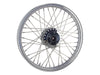 19in. x 2.15in. Front 40 Spoke Cross Laced Wheel - Chrome. Fits Narrow Glide Dyna 1991-1999, FXR 1984-1994 & Sportster 1984-1999.