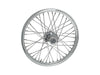 21in. x 2.15in. 40 Spoke Cross Laced Front Wheel - Chrome. Fits FX Softail 2011-2015.