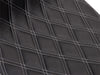 Performance Predator 2up Dual Seat with Silver Double Diamond Lattice Stitch. Fits Most Touring 2008-2024