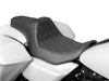 Predator 3 Dual Seat with Black Double Diamond Lattice Stitch. Fits CVO Touring 2023up, Street Glide & Road Glide 2024up, Touring 2025up