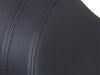 Predator Dual Seat - Smooth Solar Leather Black. Fits Softail 1984-1999.