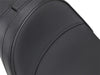 Predator 2up Dual Seat - Smooth Solar Leather Black. Fits Softail 1984-1999. Can Option a Backrest.
