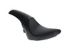 Predator Dual Seat - Smooth Solar Leather Black. Fits Softail Slim 2012-2017 & Blackline 2011-2013
