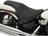 Predator Dual Seat - Smooth Solar Leather Black. Fits Softail Deluxe 2018-2020, Slim 2018-2021, Standard 2020-2024 & Street Bob & Heritage Classic 2018up