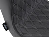 Predator 3 Dual Seat with Silver Double Diamond Lattice Stitch. Fits Fat Boy 2018up & Breakout 2023up