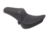 Predator Dual Seat - Smooth Black. Fits Softail 2000-2017 with 130 or 150 OEM Rear Tyre