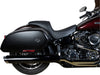 Performance Predator Dual Seat - Smooth Black. Fits Sport Glide & Low Rider 2018up, Low Rider S 2020up & Low Rider ST 2022up