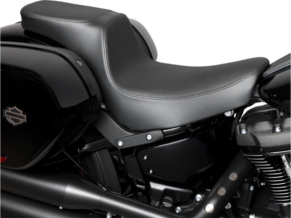 Performance Predator 2up Dual Seat - Smooth Black. Fits Sport Glide & Low Rider 2018up, Low Rider S 2020up & Low Rider ST 2022up
