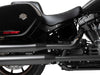 Performance Predator 2up Dual Seat with Black Double Diamond Lattice Stitch. Fits Sport Glide & Low Rider 2018up, Low Rider S 2020up & Low Rider ST 2022up