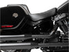 Performance Predator 2up Dual Seat with Silver Double Diamond Lattice Stitch. Fits Sport Glide & Low Rider 2018up, Low Rider S 2020up & Low Rider ST 2022up