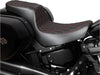 Performance Predator 2up Dual Seat with Red Double Diamond Lattice Stitch. Fits Sport Glide & Low Rider 2018up, Low Rider S 2020up & Low Rider ST 2022up