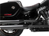 Performance Predator 2up Dual Seat with Red Double Diamond Lattice Stitch. Fits Sport Glide & Low Rider 2018up, Low Rider S 2020up & Low Rider ST 2022up