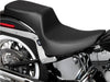 Performance Predator 2up Dual Seat - Smooth Black. Fits Softail 2000-2017 with 130 or 150 OEM Rear Tyre