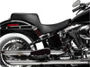 Performance Predator 2up Dual Seat - Smooth Black. Fits Softail 2000-2017 with 130 or 150 OEM Rear Tyre