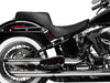 Performance Predator 2up Dual Seat with Black Double Diamond Lattice Stitch. Fits Softail 2000-2017 with 130 or 150 OEM Rear Tyre