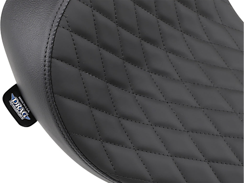 Solo Seat with Black Diamond Lattice Stitch. Fits Dyna 2006-2017