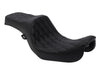 Predator 3 Dual Seat with Black Double Diamond Lattice Stitch. Fits Dyna 2006-2017