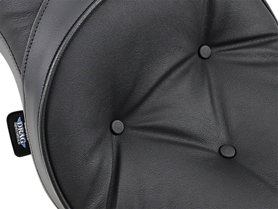 Low Profile Dual Touring Seat with Pillow Stitch. Fits Sportster 2004-2021