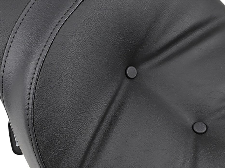Low Profile Dual Touring Seat with Pillow Stitch. Fits Sportster 1982-2003