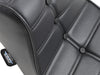 Mini King & Queen Dual Seat. Fits Big Twin 1964-1984
