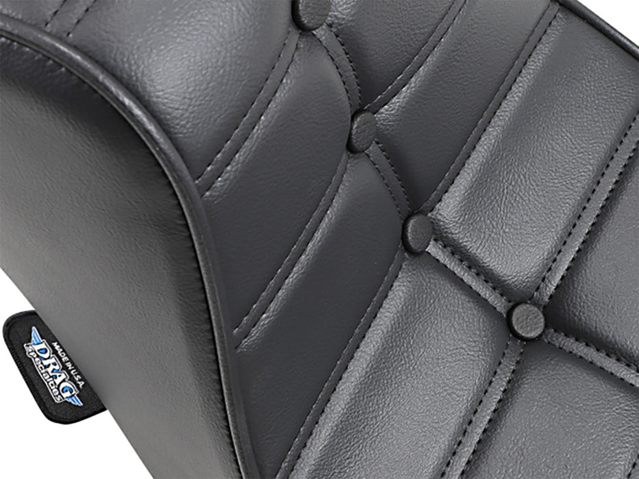 Mini King & Queen Dual Seat. Fits Big Twin 1964-1984