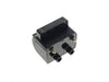 Ignition Coil - Black. Fits Big Twin & Sportster 1965-1998 with Points
