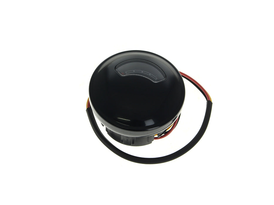 OEM Style Needle Fuel Gauge - Black. Fits Softail 2008-2017 Dyna 2009-2017, Road King 2008-2025 & Freewheeler Trike 2015-2025