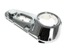 Outer Primary Cover with Running Board Lugs - Chrome. Fits 4Spd FLH 1970-1984