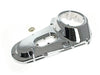 Outer Primary Cover with Running Board Lugs - Chrome. Fits 4Spd FLH 1970-1984