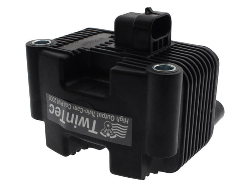 Ignition Coil - Black. Fits Twin Cam 1999-2006 & Sportster 2004-2006 Models with Carburettor.