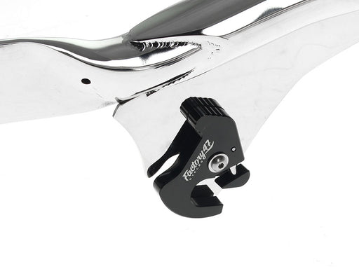 Diamond Stitch Apex Sissy Bar Backrest - Chrome. Fits Touring 2009up.
