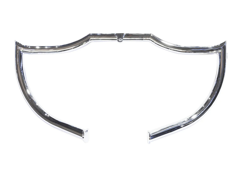 Shield Front Crashbar - Chrome. Fits Softail 2018up.