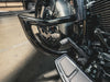 Guardian Front Crashbar - Black Chrome. Fits Touring 2009up