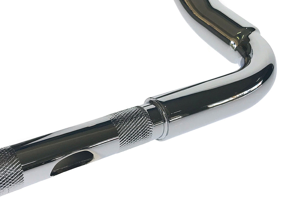 10in. x 1-1/2in. Assault Handlebar - Chrome. Fits Ultra Models 1996-2024 and Street Glide 1996-2023