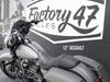 12in. x 1-1/2in. Assault Handlebar - Gloss Black. Fits Ultra Models 1996-2024 and Street Glide 1996-2023
