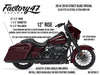12in. x 1-1/2in. Assault Handlebar - Gloss Black. Fits Ultra Models 1996-2024 and Street Glide 1996-2023
