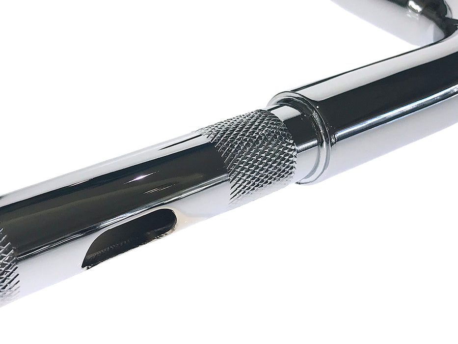 12in. x 1-1/2in. Assault Handlebar - Chrome. Fits Ultra Models 1996-2024 and Street Glide 1996-2023